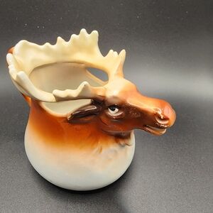 Vintage Austrian Moose Head Creamer